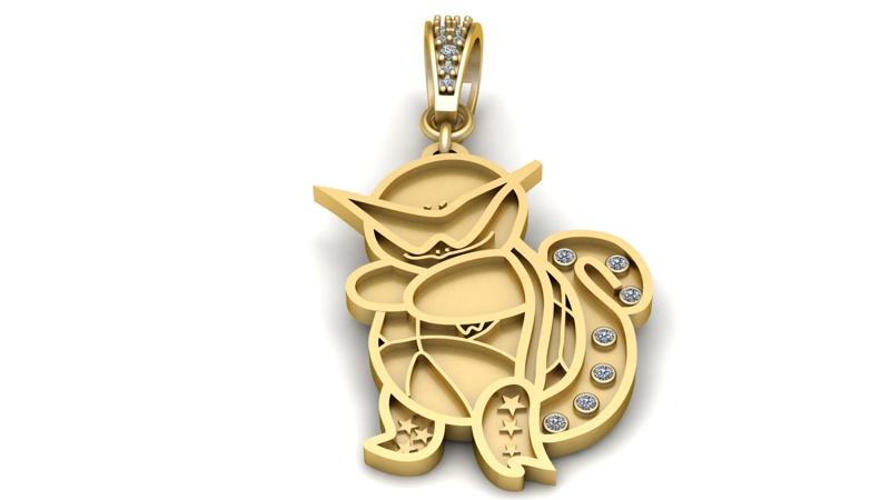 Yellow Jacket Wasp Pendant