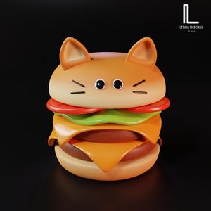 Whimsical Cat Sandwich