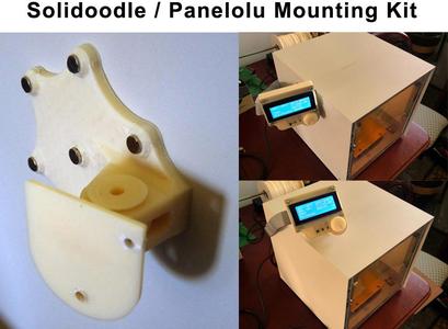 Solidoodle Panelolu case and magnetic case mount