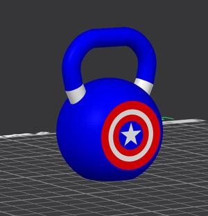 KETTLEBELL - KETTLEBELL - KETTLEBELL - CAPTAIN AMERICA