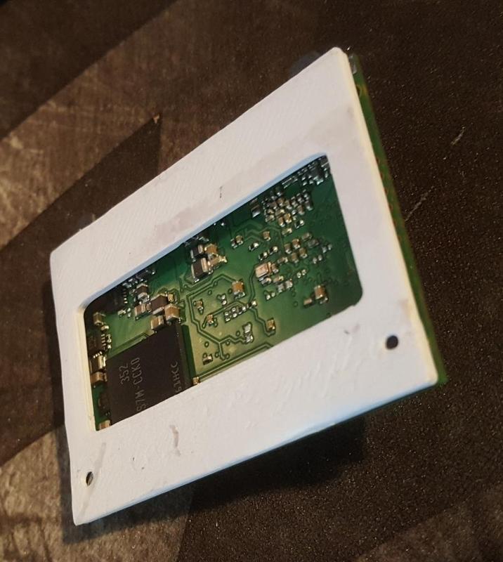 Samsung evo SSD de-cased spacer