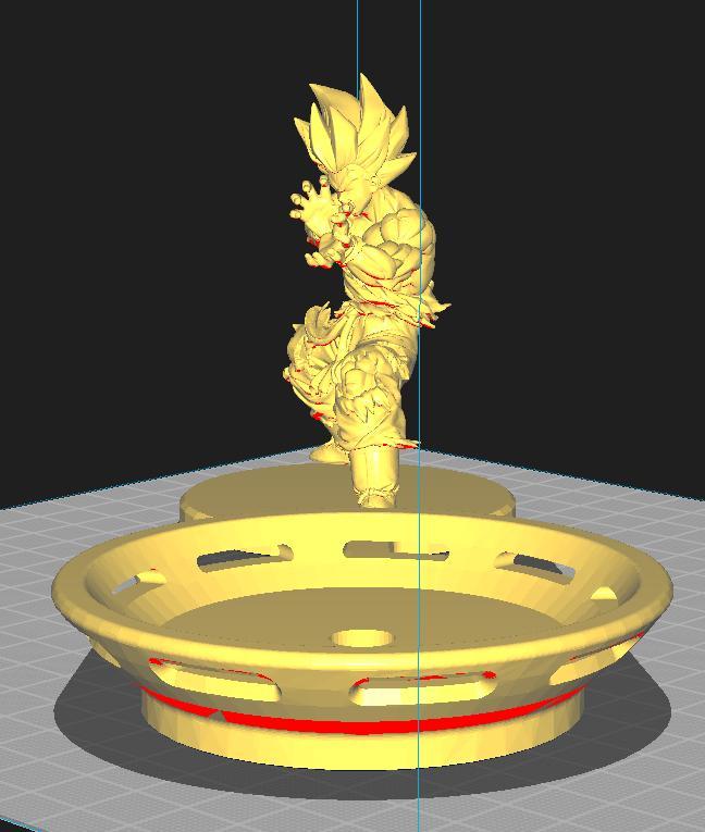 Alexa EchoDot Stand 4 or 5 Goku Kamehameha