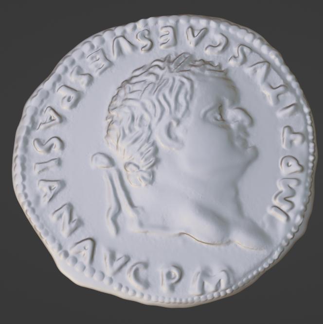Silver Denarius of Emperor Titus