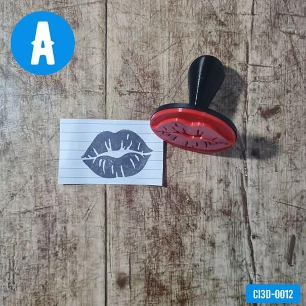 Lip stamp for ink - Lip stamp for ink