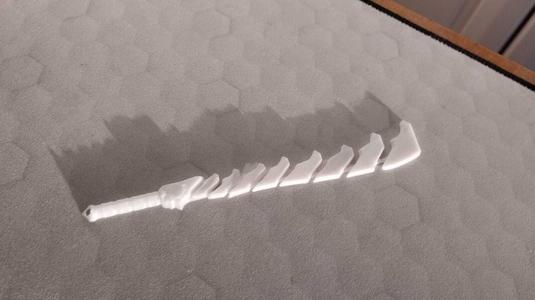 Segmented Sword Keychain