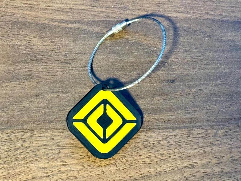 Rivian Compass Logo Keychain