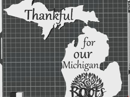 Michigan Roots Wall/desk decor