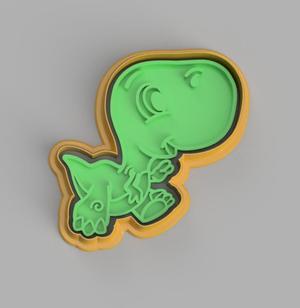 Baby T-Rex Cutter & Stamp - 4"