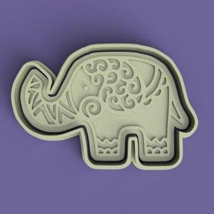 elephant cutter + elephant stamp / elephant cutter + stamp