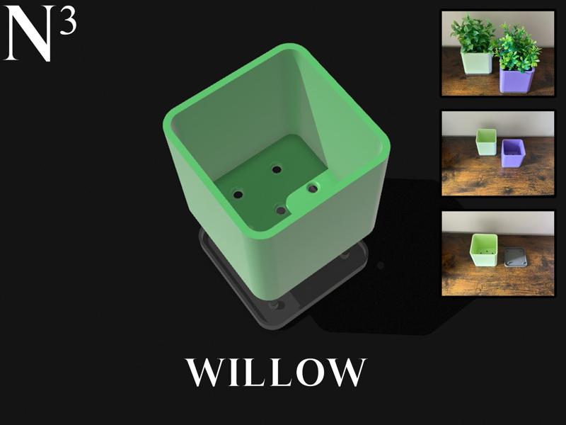 Plant Pot with Drip Tray