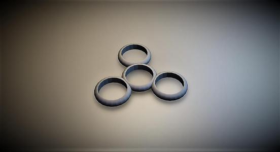 Rounded Fidget spinner