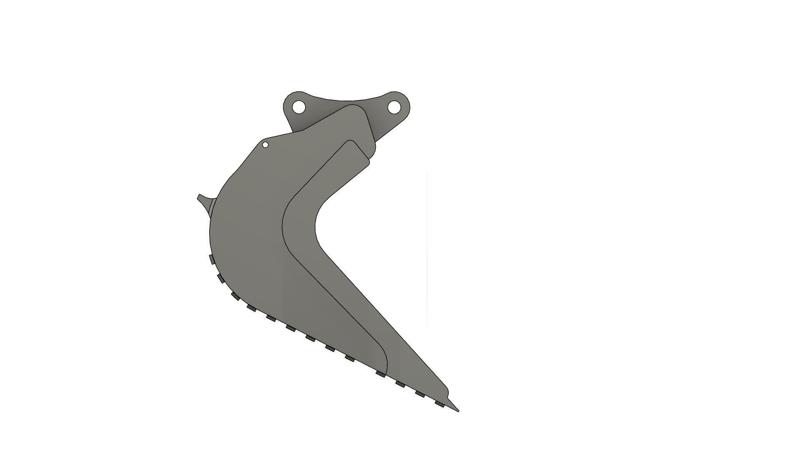 Stone laying bucket Backhoe bucket for A91 Mucky 1 to 14