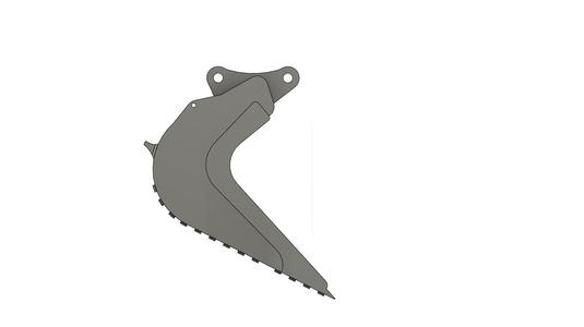 Stone laying bucket Backhoe bucket for A91 Mucky 1 to 14