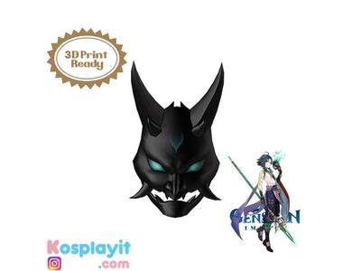 Genshin Impact - Xiao Demon Mask - Digital 3D Model - Xiao Cosplay