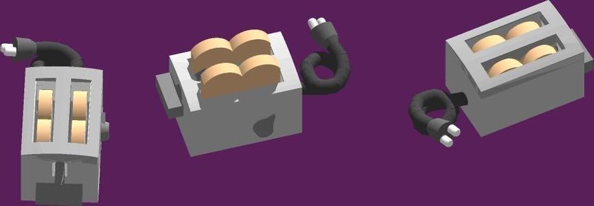 DailyEarring#101:Toaster ((non-)moving parts)
