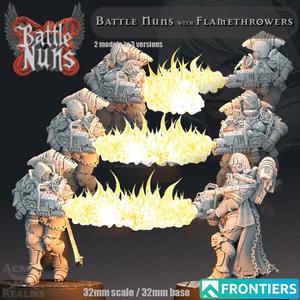 Battle Nuns with Flamethrowers