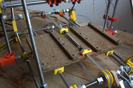 Quick release Y plates for Prusa simplified mendel