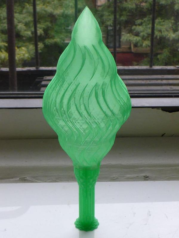 Polar Zonohedra 3-Level Sconce with Column