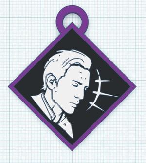 Keychain Dead By Daylight - Visionary