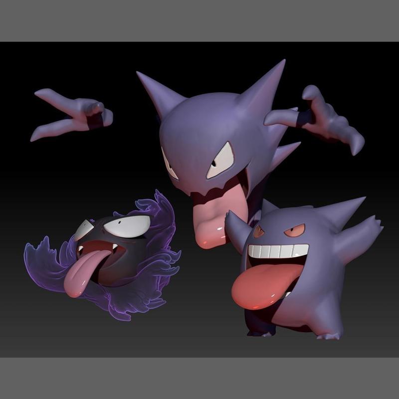 Pokemon Gastly Haunter Gengar