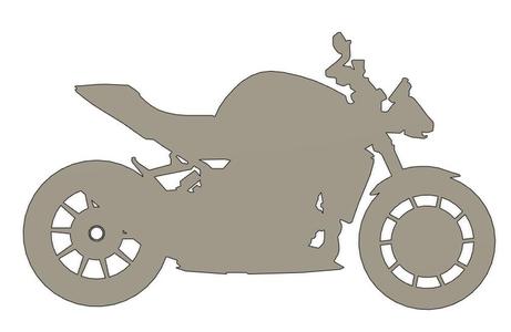 Motorcycle key ring Triumph SpeedTriple