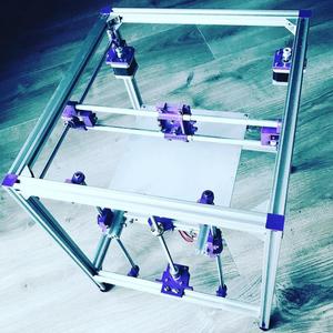 JeSc HyperCube 2020 End-Cap (also with M6 hole for feet)