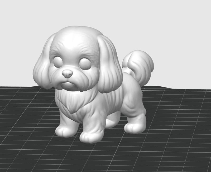 Maltese cartoon cute version