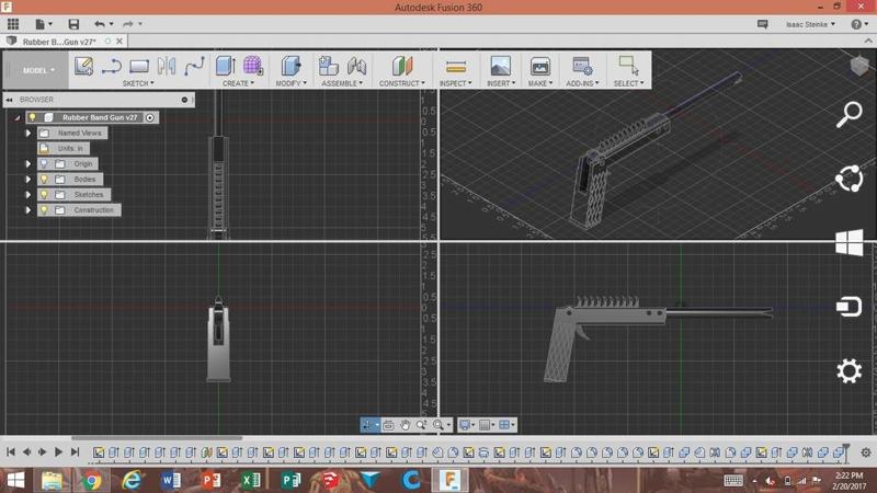 Rubber Band Gun "The Berserker"