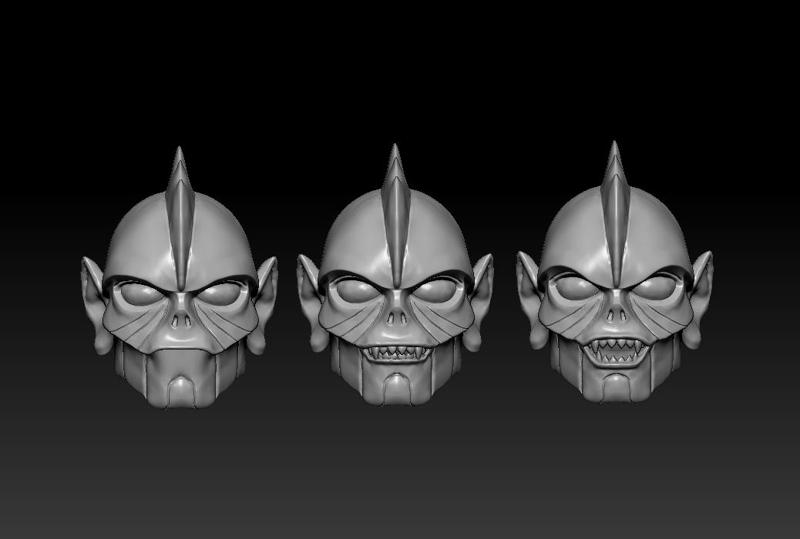 New Hordak Filmation 3 Heads Exclusive Motu 2.0