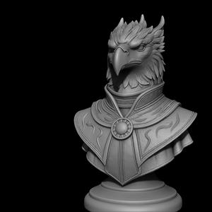 Royal Griffin Bust