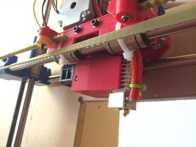 E3D Fan duct and Mendel 90 X carriage for LM10UU