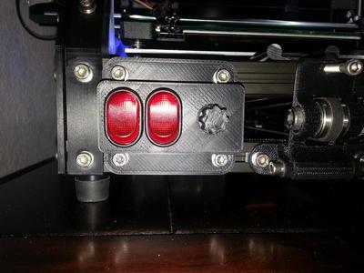 2 Switch + Rheostat Panel for Mendelmax