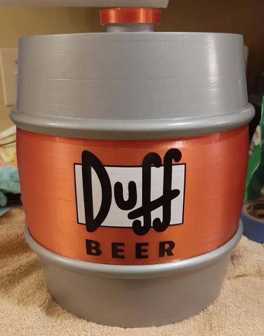 Life Size Duff Keg Simpsons