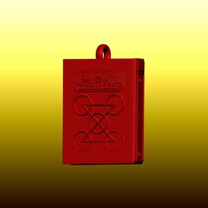 Gash Bell/Zatch Bell spellbook keychain + necklace