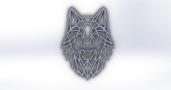 Geometric wolf