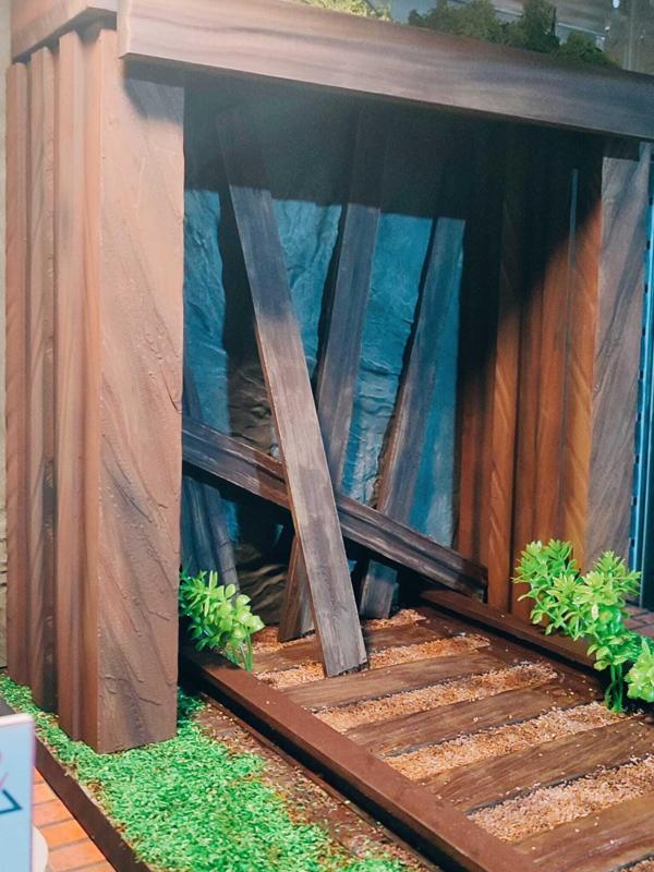 Rambo Mine diorama 1/6 detolf size