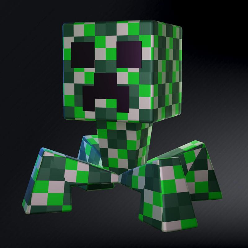 FREE Creeper Minecraft Spider Chibi / Creeper Kawaii, Cute