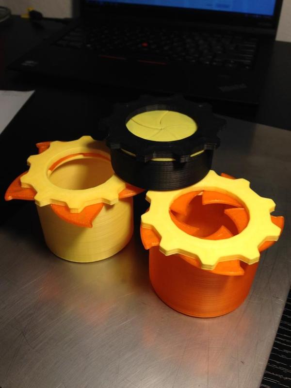 Taller Base for Iris Door Box v3 by countspatula