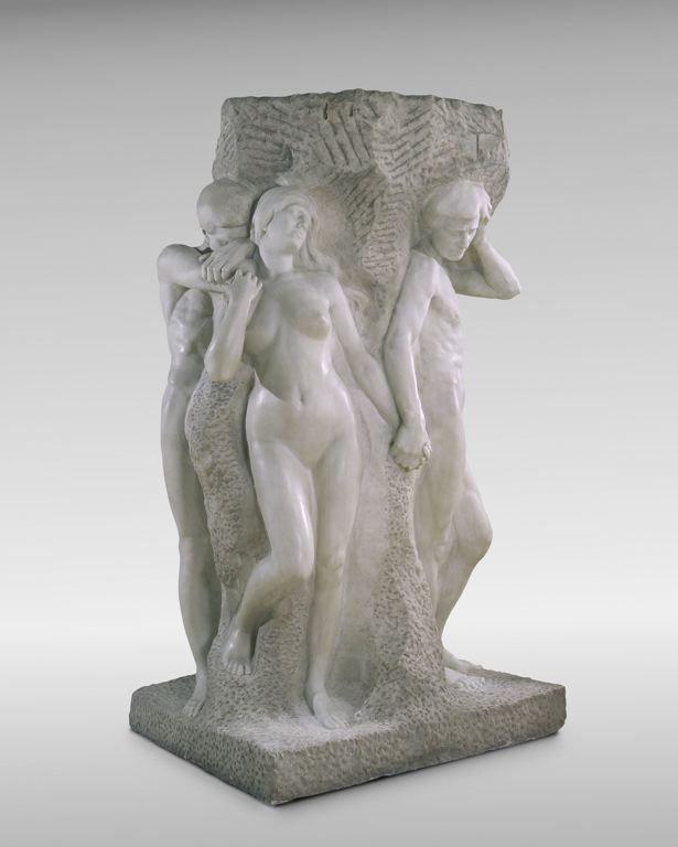 The Solitude of the Soul, modeled in plaster 1901; sculpted in marble 1914