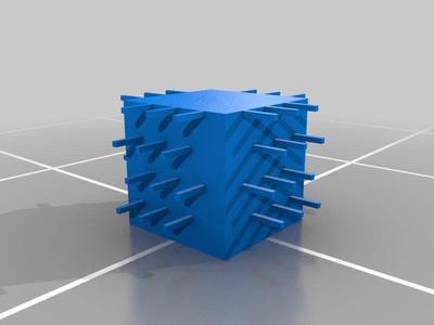 Customizable Hairy Cube