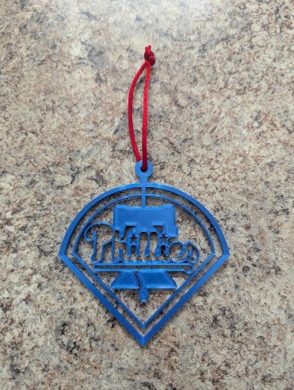 Philadelphia Phillies Christmas Ornament