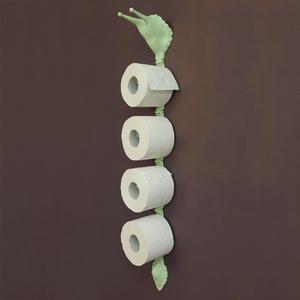 Toilet paper storage "snail"