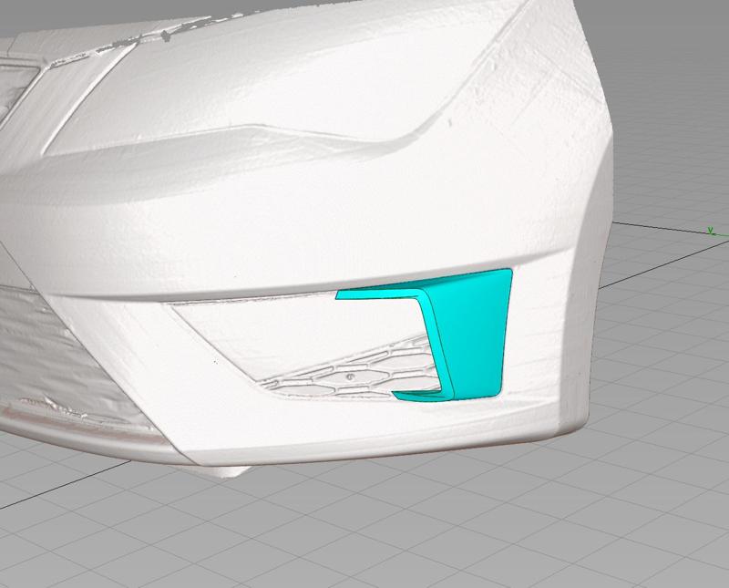 SEAT Leon CUPRA Typ5F Front Bumper Inlet Scoops