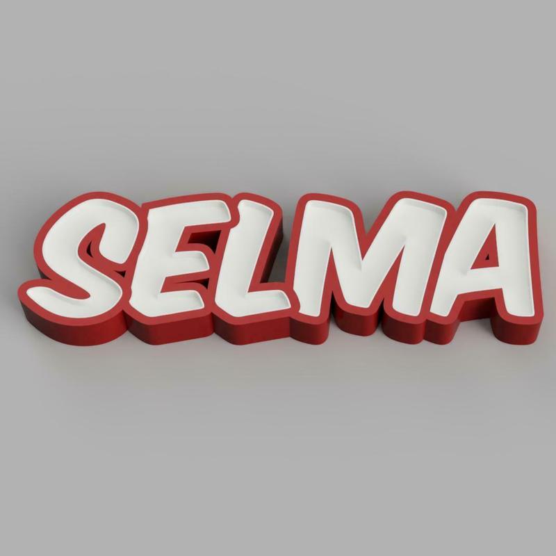 NAMELED SELMA - LED LAMP WITH NAME