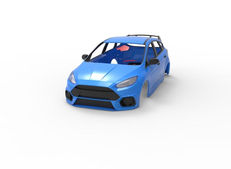 ford focus rs rc body shell