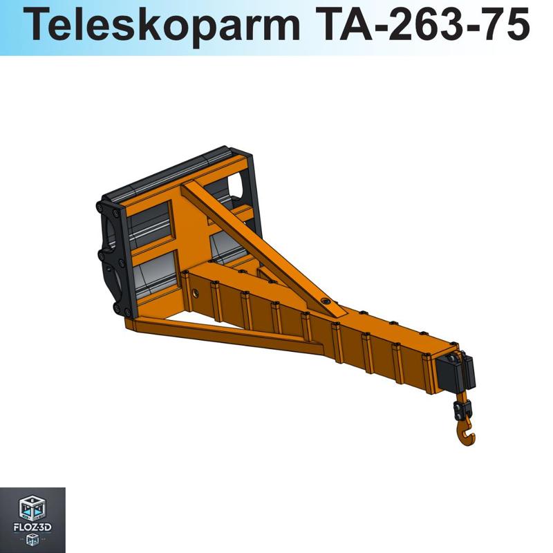 Wheel loader telescopic arm TA-263-75 for Harmony 370 - 1:14