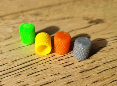 Car Motorcycle Schrader Valve Tyre Tire Knurled Dust Cap