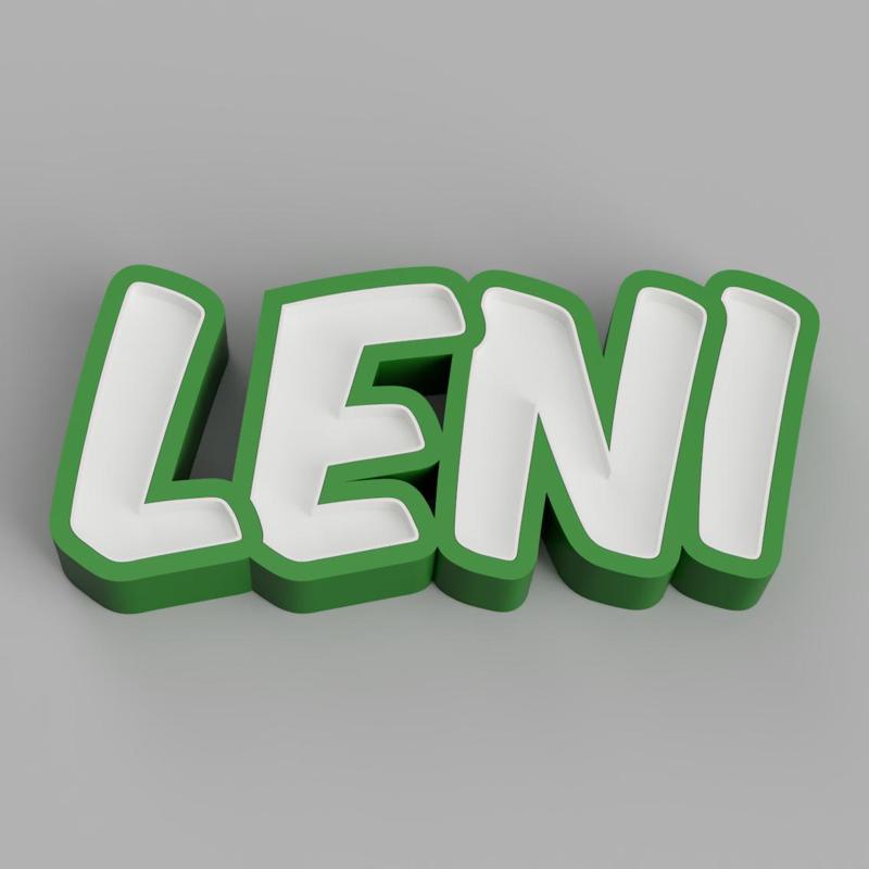 NAMELED LENI - LED LAMP WITH NAME