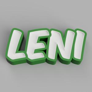 NAMELED LENI - LED LAMP WITH NAME