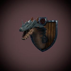 Lagiacrus head bust